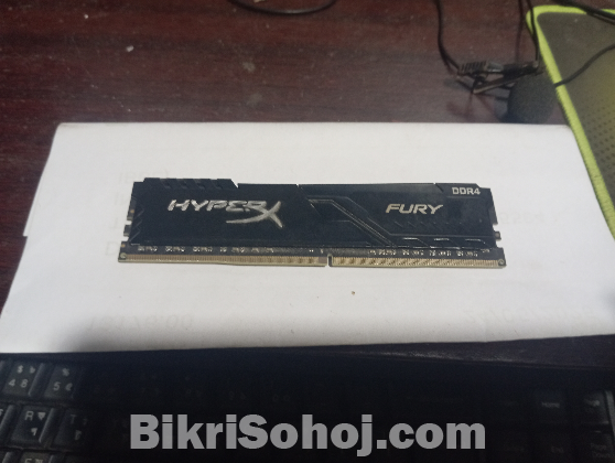 Hyperx Fury 8gb 3200mhz DDR4 Desktop Ram